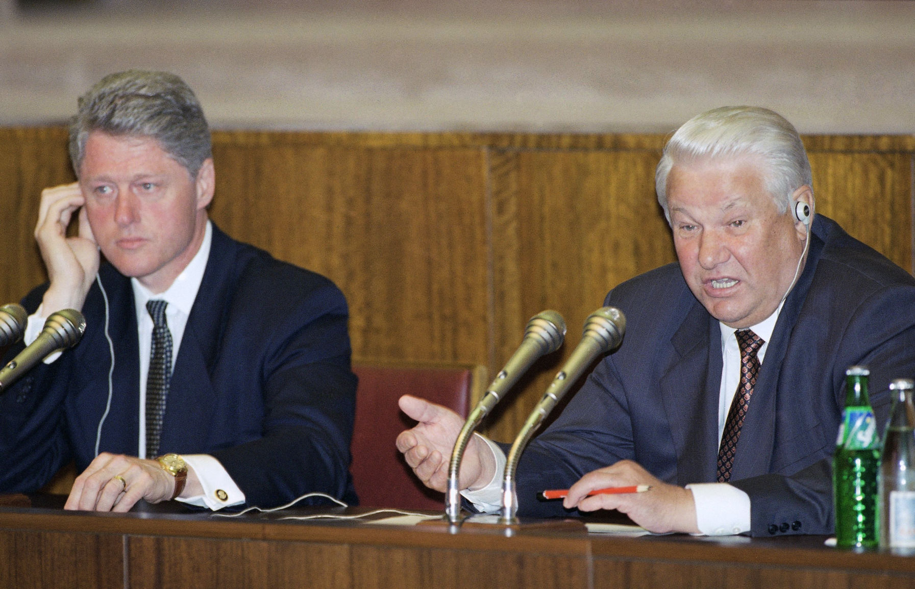 1997: Bill Clinton and Boris Yeltsin